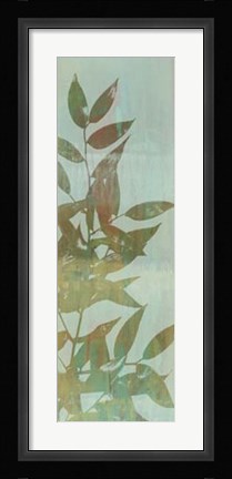 Framed Leaf Overlay I Print