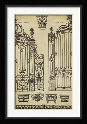 Framed Vintage Gate II Print
