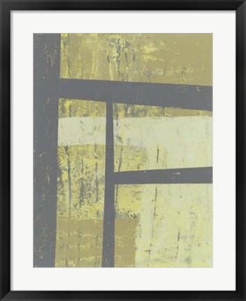 Framed Zest Abstract I Print