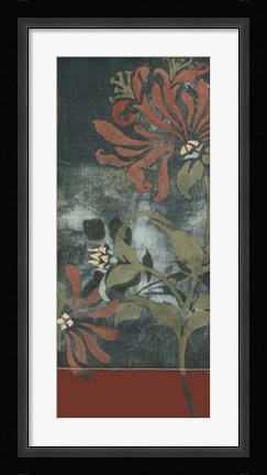 Framed Silhouette Tapestry I Print