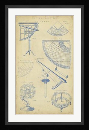 Framed Vintage Astronomy I Print