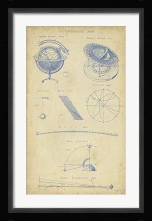 Framed Vintage Astronomy III Print