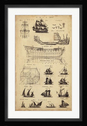 Framed Encyclopediae I Print