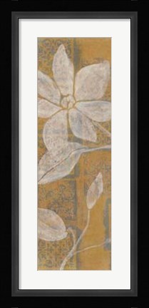 Framed Delicate Panel I Print