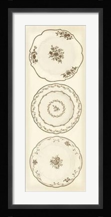 Framed Sevres Porcelain Panel I Print