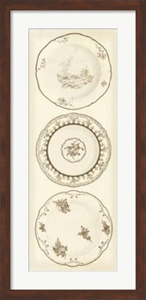 Framed Sevres Porcelain Panel II Print