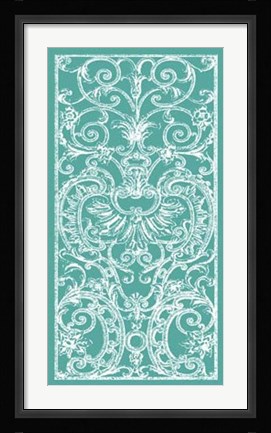 Framed Graphic Ironwork II Print