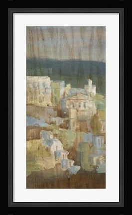 Framed Mediterranean Composition I Print