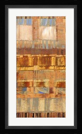 Framed Striation I Print