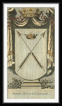 Framed Vintage Insignia II Print