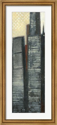 Framed Urban Landscape II Print