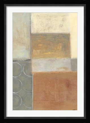 Framed Nickel and Earth I Print