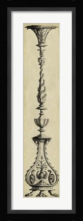 Framed Candlestick II Print