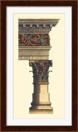 Framed Column &amp; Cornice II Print