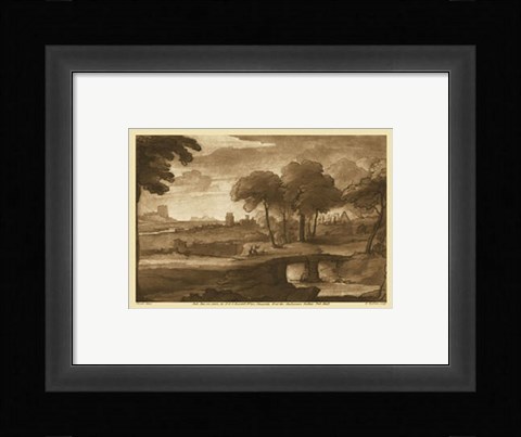 Framed Pastoral Landscape IV Print