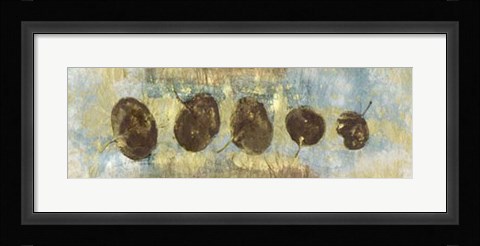 Framed Leaf Banner IV Print