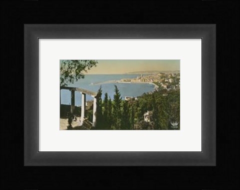 Framed Cote d'Azur II Print