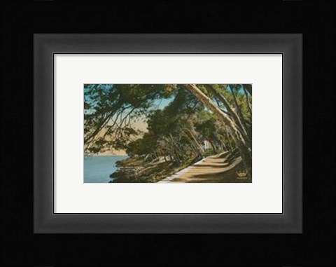 Framed Cote d'Azur IV Print