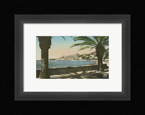 Framed Cote d'Azur VI Print
