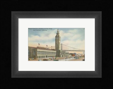 Framed San Francisco- Market Street Print