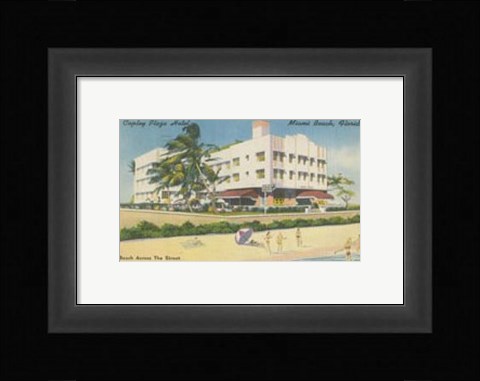 Framed Miami Beach IV Print