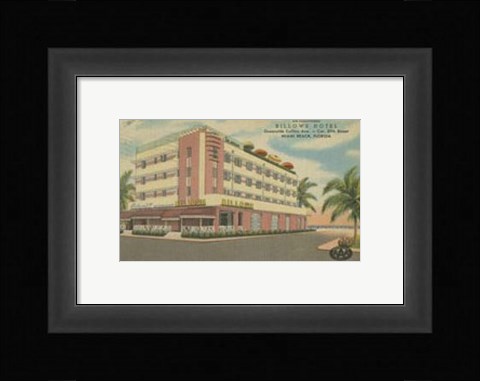 Framed Miami Beach VI Print