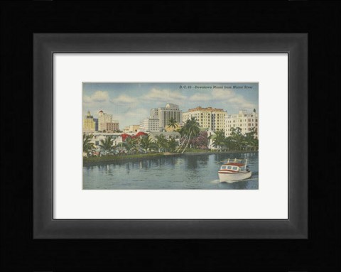 Framed Miami Beach VIII Print