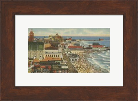 Framed Atlantic City, NJ- III Print