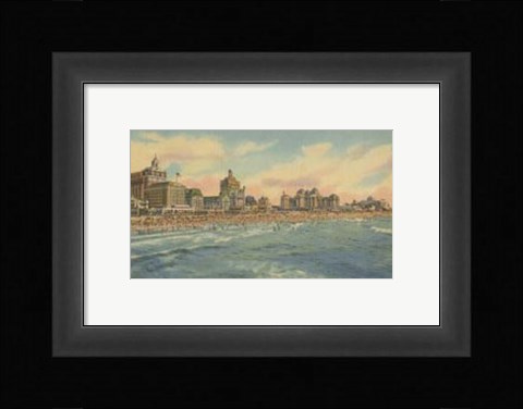 Framed Atlantic City, NJ- IV Print