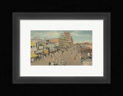 Framed Atlantic City, NJ- VI Print