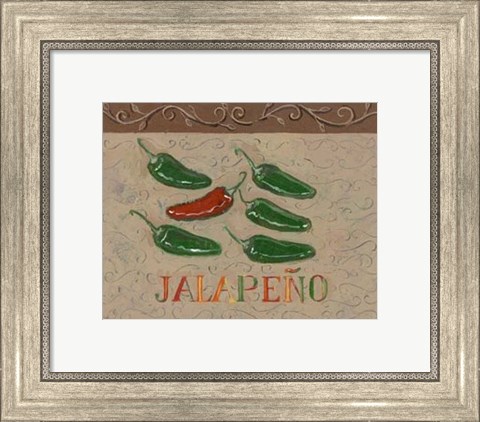 Framed Jalapeno Print