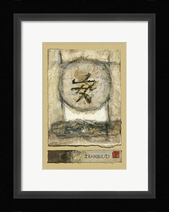 Framed Mini-Chinese Series-Tranquility II Print