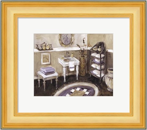 Framed Lavender Retreat II Print