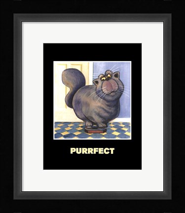 Framed Purrfect Print