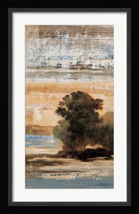 Framed Green Trees II Print