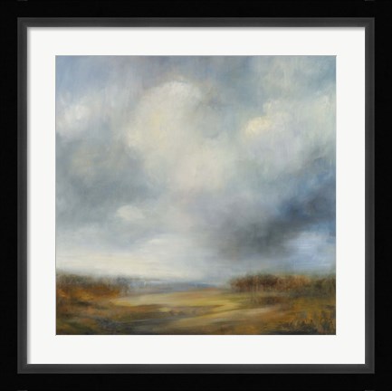 Framed Blue Light Print