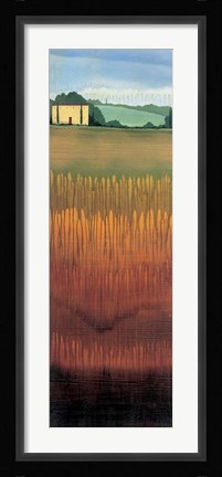 Framed Tuscan Fields I Print