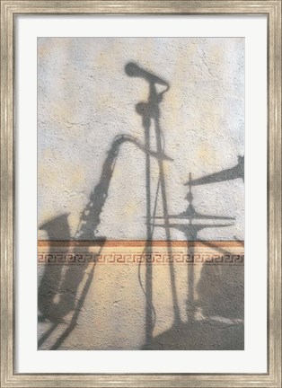 Framed Jazz Instruments Print