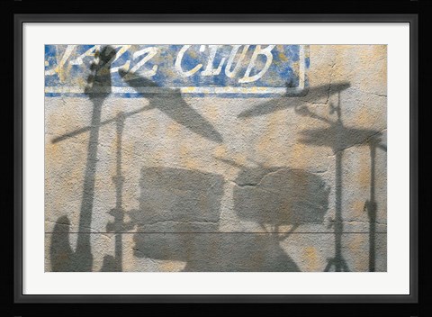 Framed Jazz Club Print