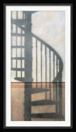 Framed Spiral Staircase Print