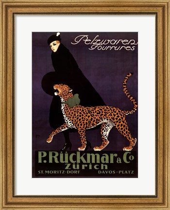 Framed P Ruckmar C, 1910 Print