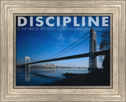 Framed Discipline Print