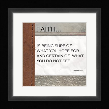 Framed Faith Print