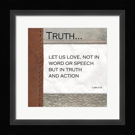 Framed Truth Print