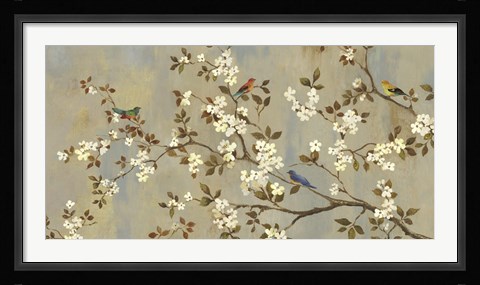Framed Conversation (Birds, Blossoms and Branches) Print