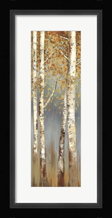 Framed Butterscotch Birch Trees I Print