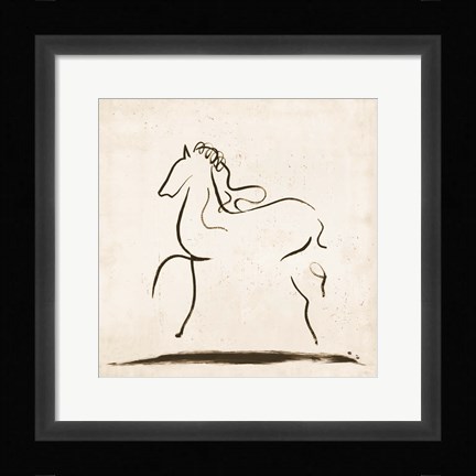 Framed Horse I Print
