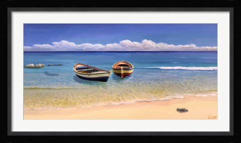 Framed Canto mediterraneo Print