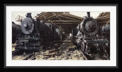 Framed Roundhouse Print