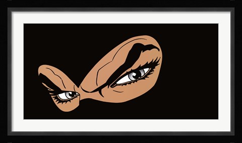 Framed Nel buio Print